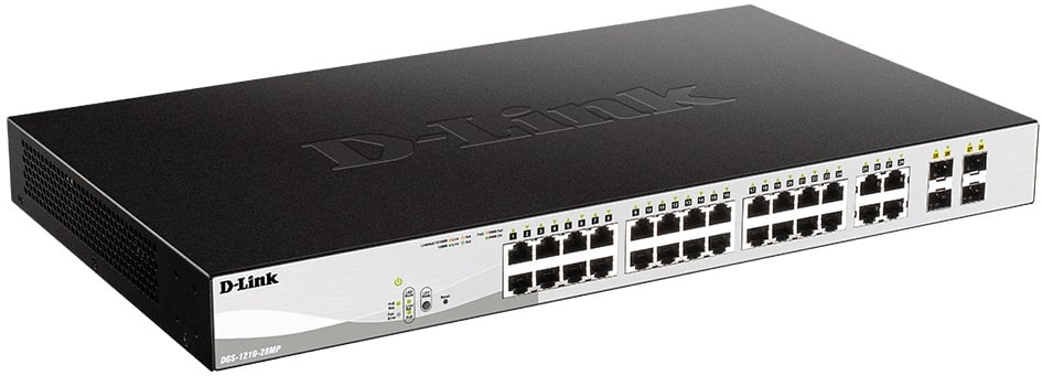 Switch D-Link Smart Plus DGS-1210-28MP 28 Portas/ RJ-45 10/100/1000 PoE/ SFP - Imagem 2