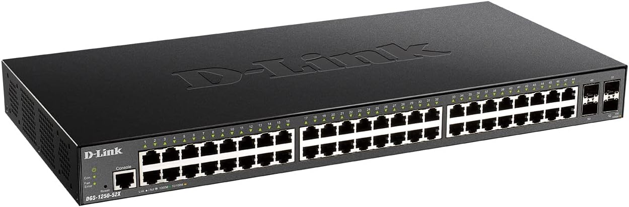 Switch Gerido D-Link DGS-1250-52X 52 Portas/ RJ-45 10/100/1000/ SFP - Imagem 3