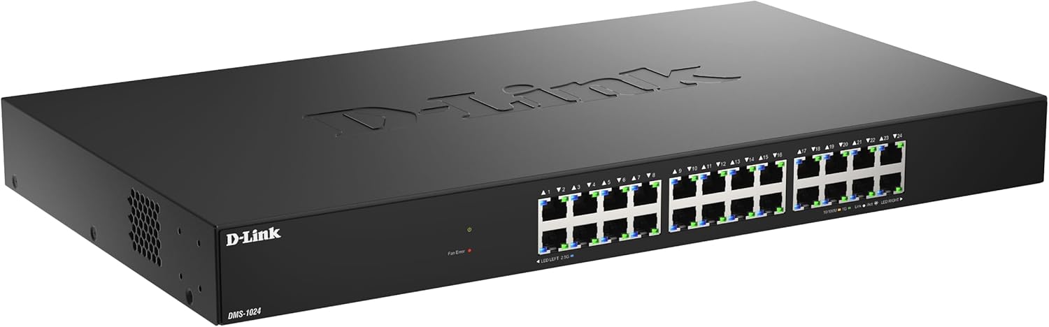 Switch D-Link DMS-1016/E 24 Portas/ RJ-45 Gigabit 10/100/1000