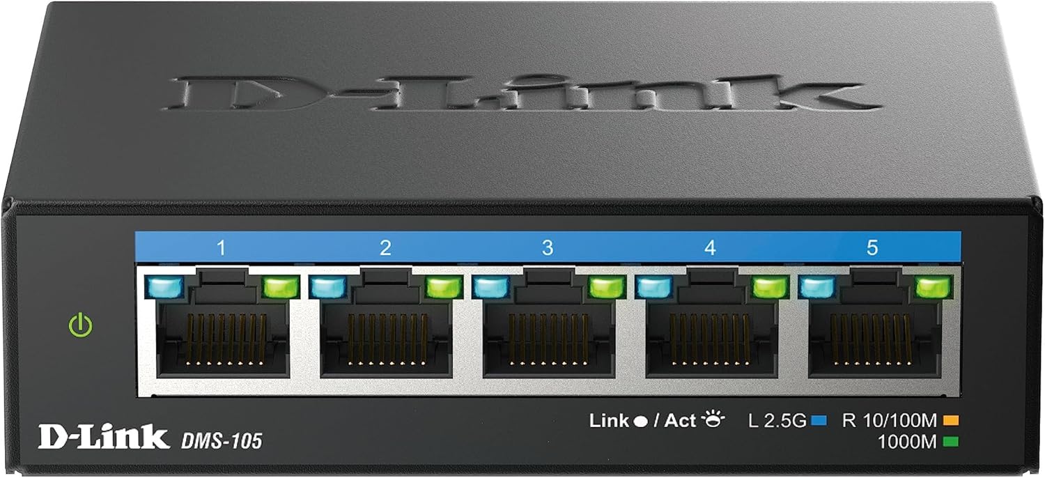Switch D-Link DMS-105 5 Portas/ RJ-45 10/100/1000