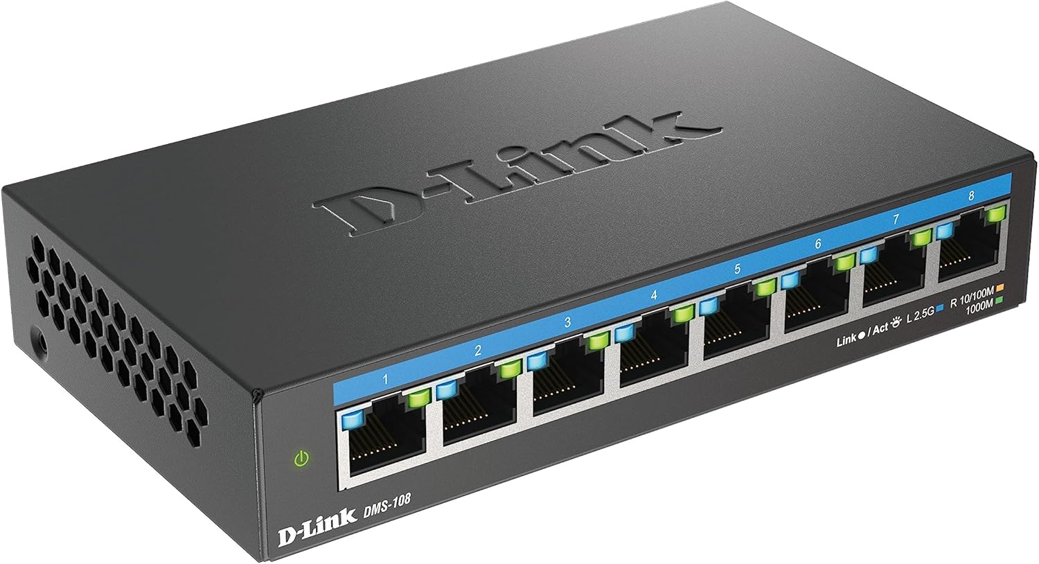 Switch D-Link DMS-108 8 Portas/ RJ-45 10/100/1000/2.5GB - Imagem 3