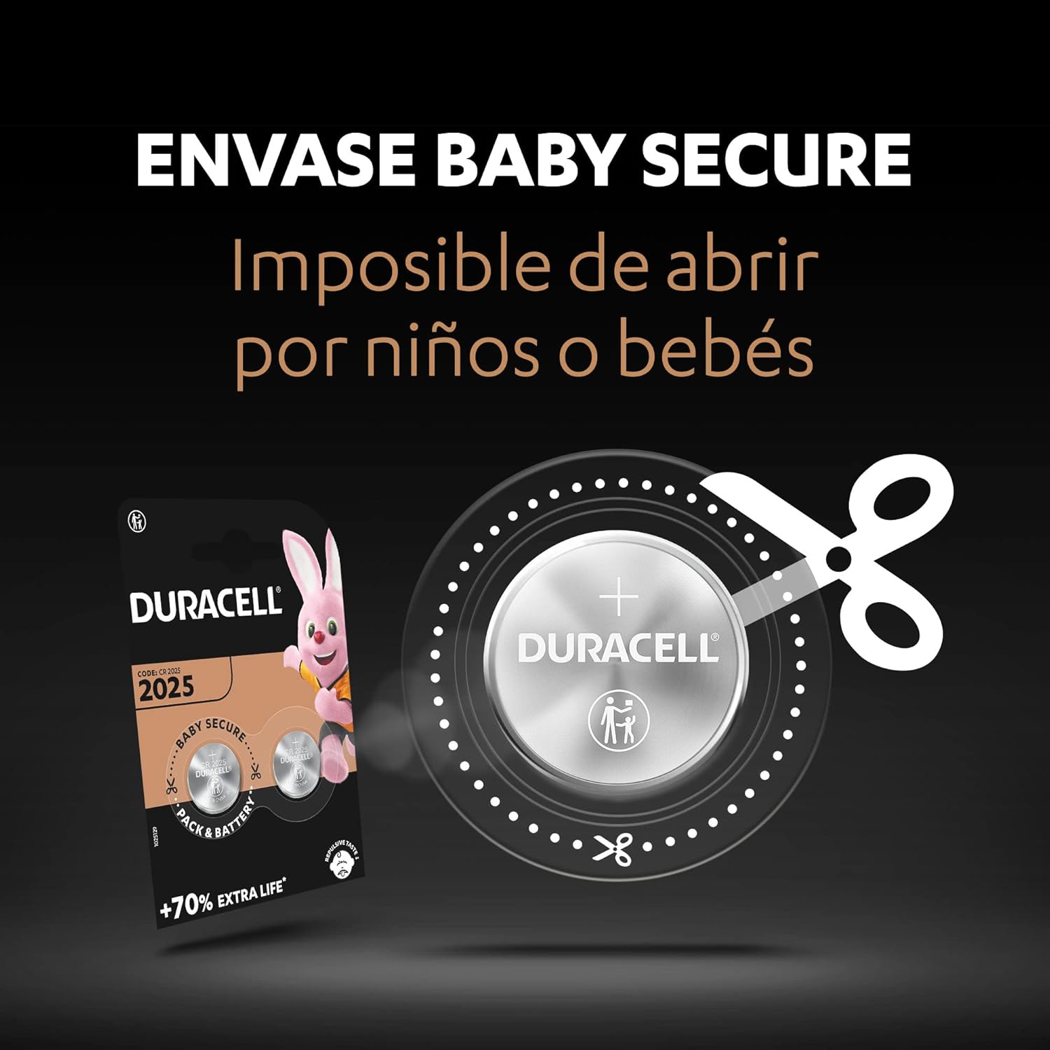 Pack de 2 Pilhas de Botão Duracell DL2025B2/ 3V - Imagem 5