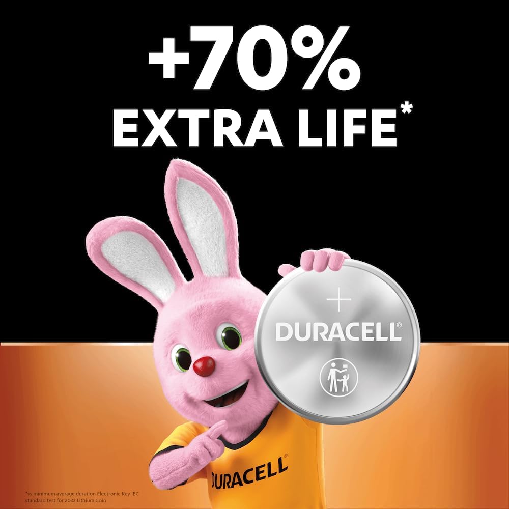 Pack de 5 Pilhas de Botão Duracell DL2032B5/ 3V - Imagem 6