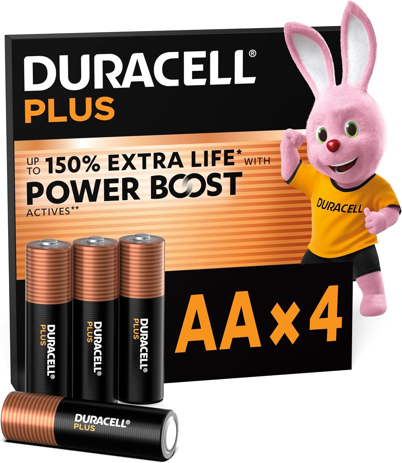 Pack de 4 Pilhas AA Duracell Plus Power Boost DPBLR6B4/ 1.5V/ Alcalinas - Imagem 2