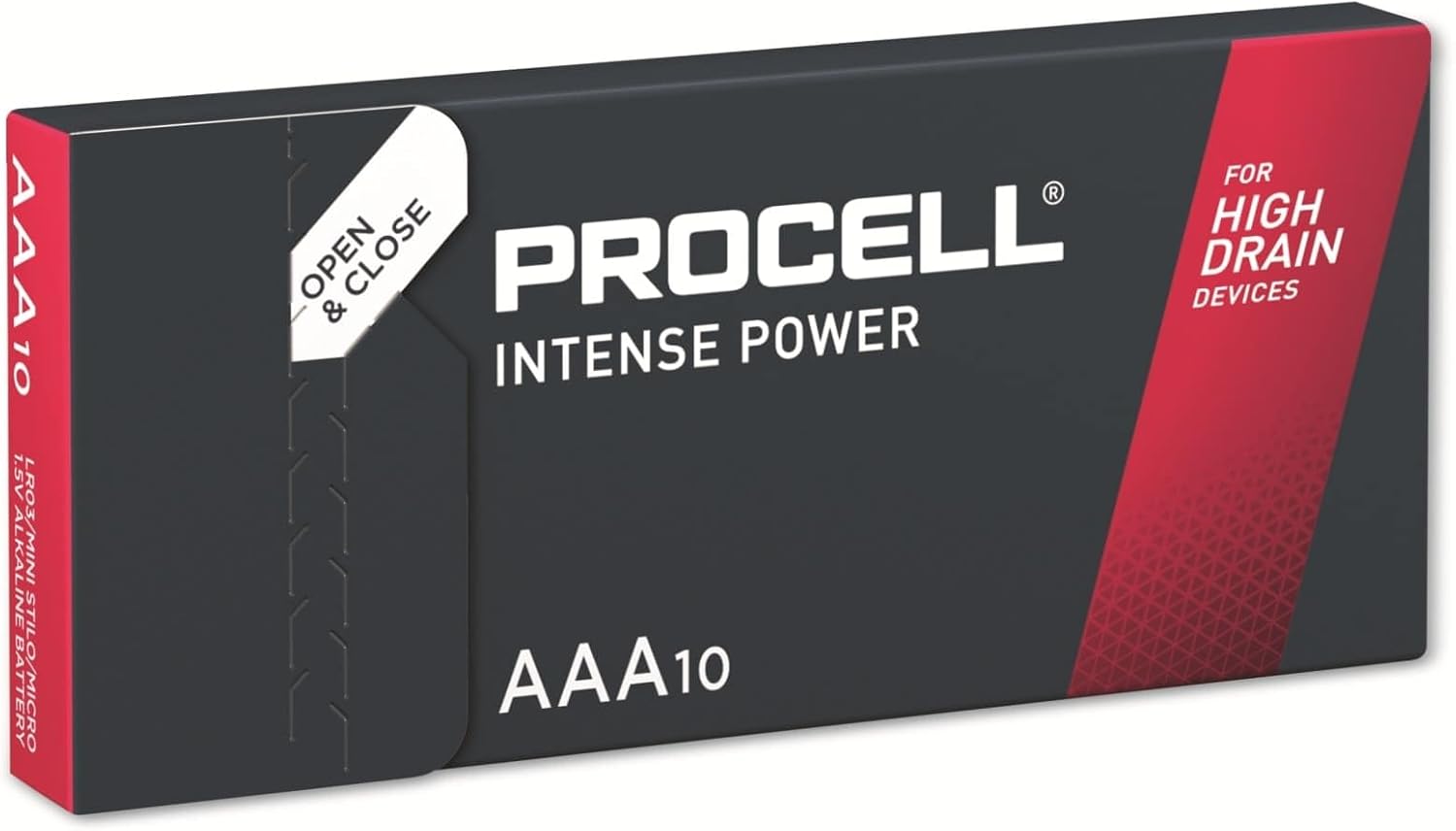 Pack de 10 Pilhas AAA L03 Duracell PROCELL DURINTLR3C10/ 1.5V/ Alcalinas - Imagem 1