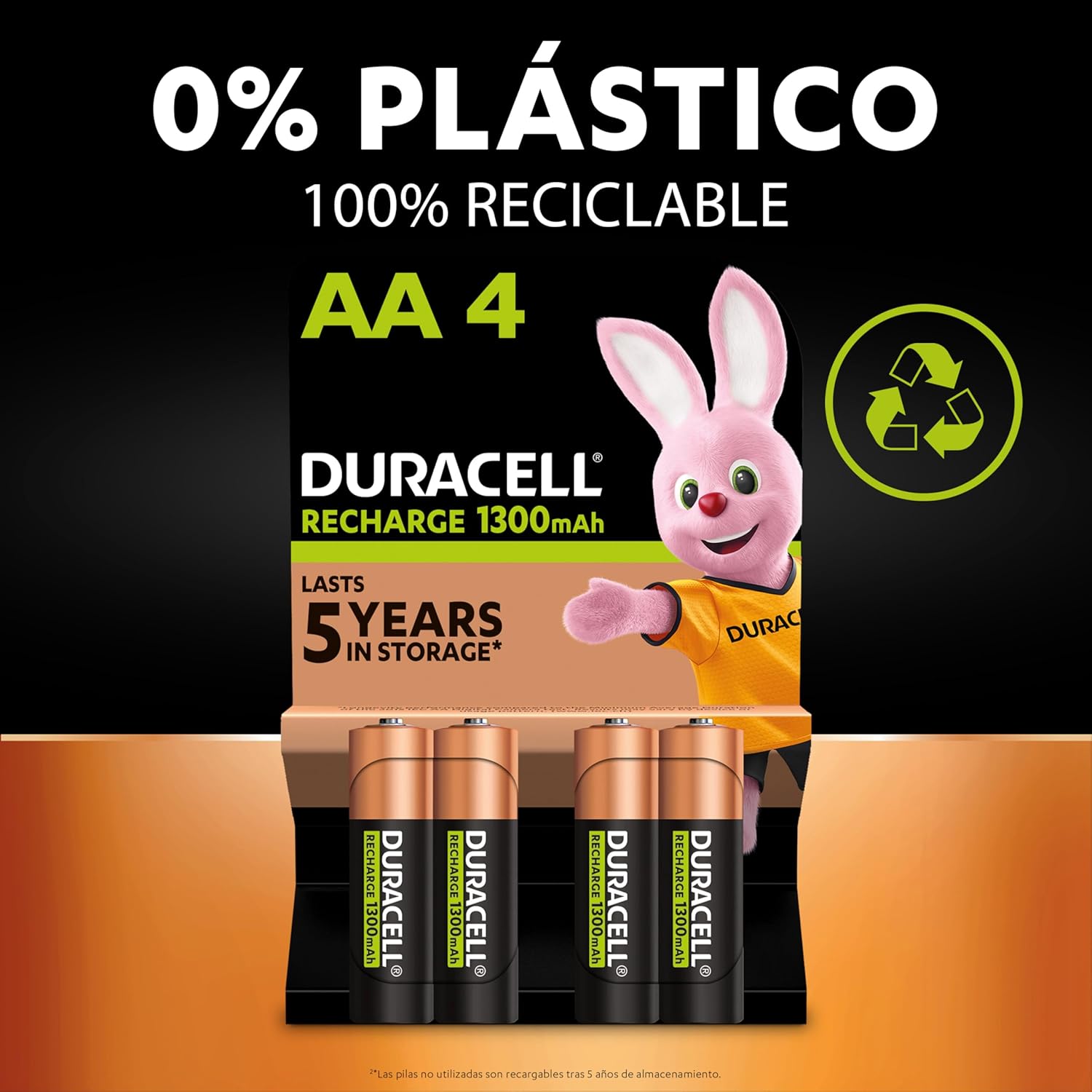 Pack de 4 Pilhas AA Duracell HR6-B/ 1.2V/ Recarregáveis - Imagem 6