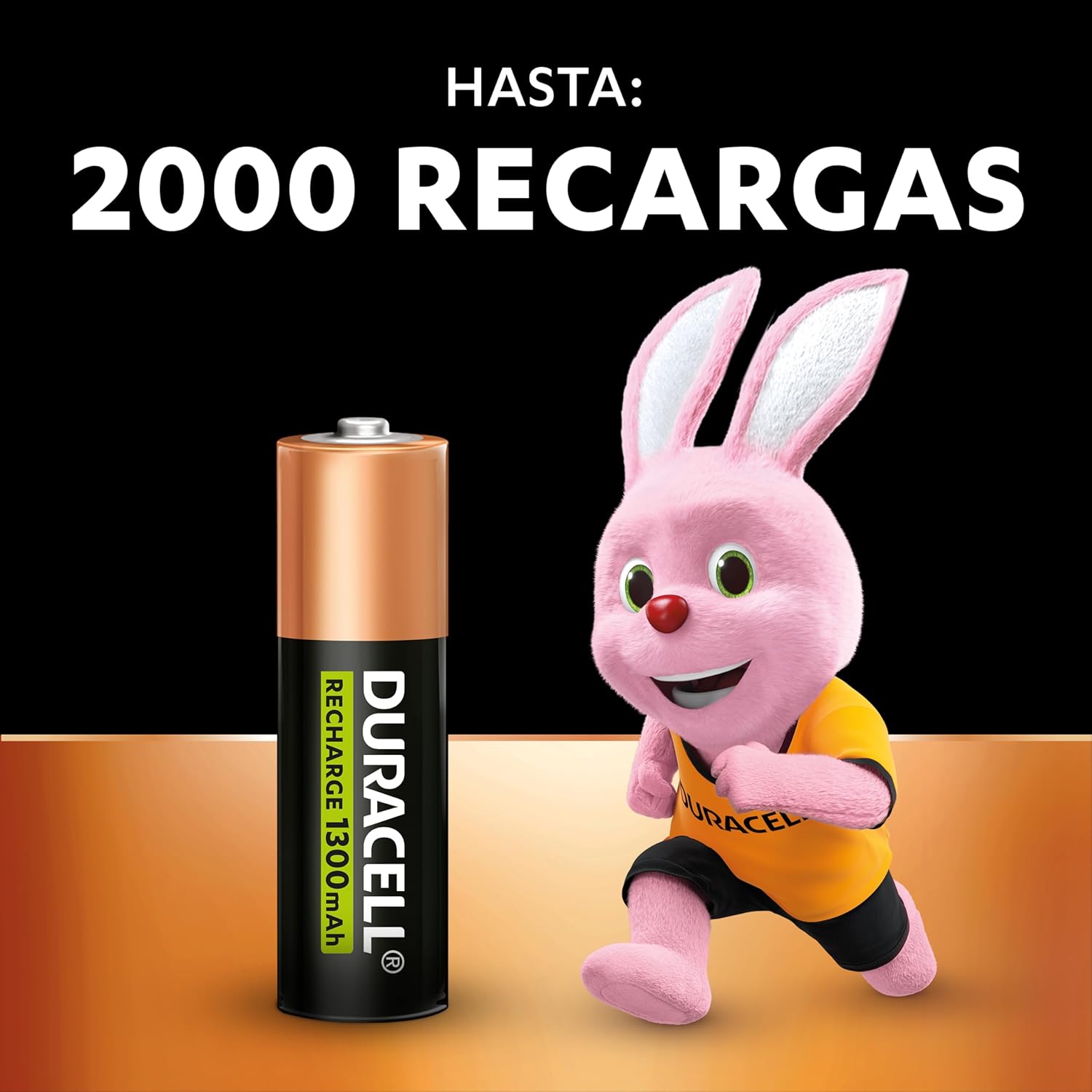 Pack de 4 Pilhas AA Duracell HR6-B/ 1.2V/ Recarregáveis - Imagem 2