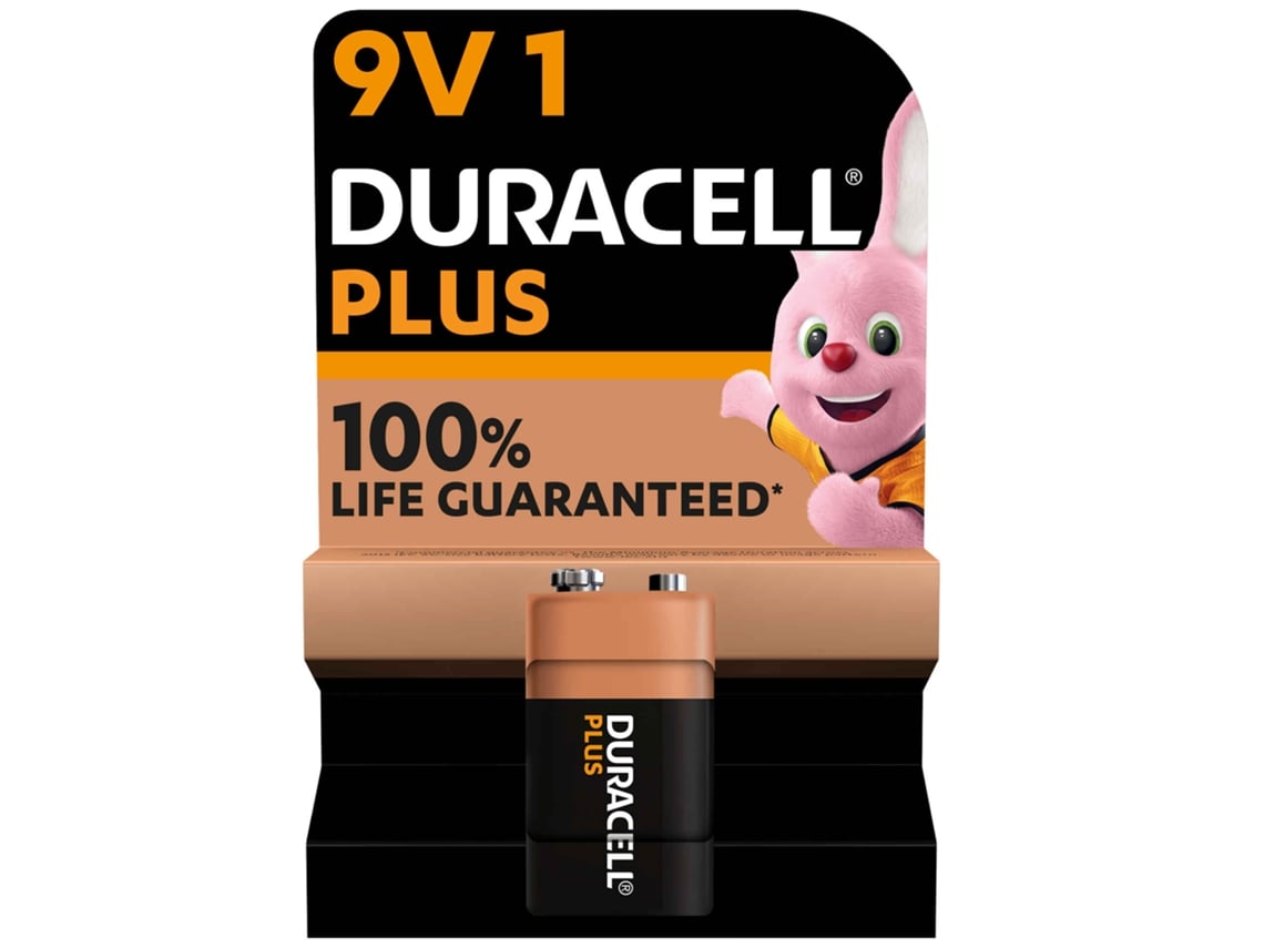 Pilha Duracell Plus MN1604/ 9V/ Alcalina