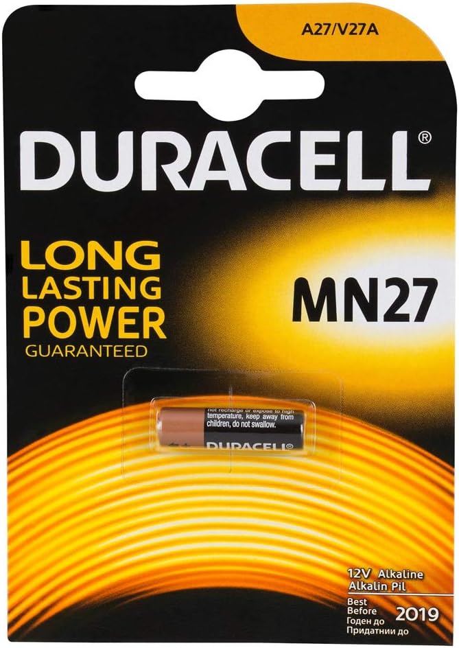 Pilha A27 Duracell MN27/ 12V/ Alcalinas