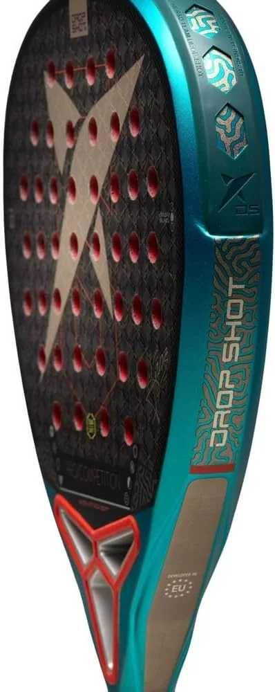 Raquete de Padel Drop Shot Axion Attack Soft 2026 Jon Sanz Carbono 12K Textreme Eva Soft Forma Lágrima - Imagem 5
