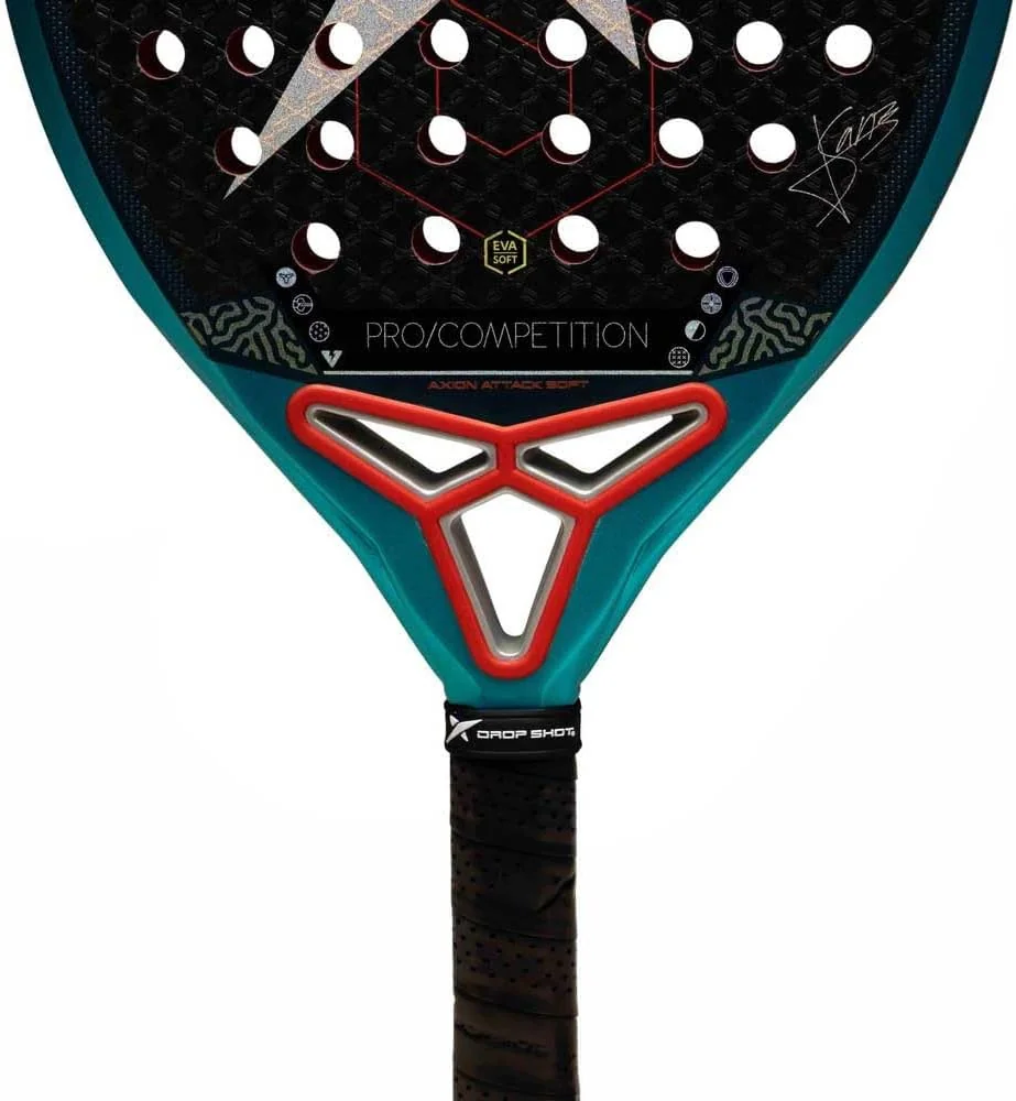 Raquete de Padel Drop Shot Axion Attack Soft 2026 Jon Sanz Carbono 12K Textreme Eva Soft Forma Lágrima - Imagem 7