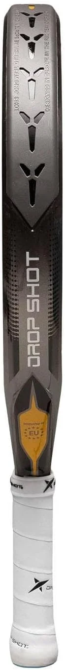 Raquete de Padel Drop Shot Canyon Pro Comfort 2.0 2026 Pablo Lima Carbono 3K EVA Pro Branco - Imagem 4