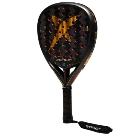 Raquete de Padel Drop Shot Canyon Pro Attack 2.0 Pablo Lima Formato Diamante Carbono 24K Twill Eva Pro High Density - Imagem 2