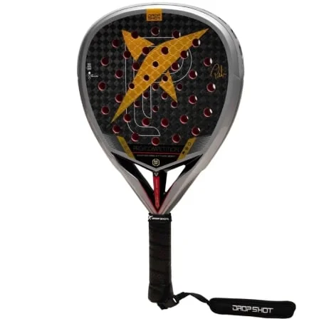 Raquete de Padel Drop Shot Canyon Pro Attack Soft 2026 Pablo Lima Formato Diamante Carbono 12K EVA Soft - Imagem 2
