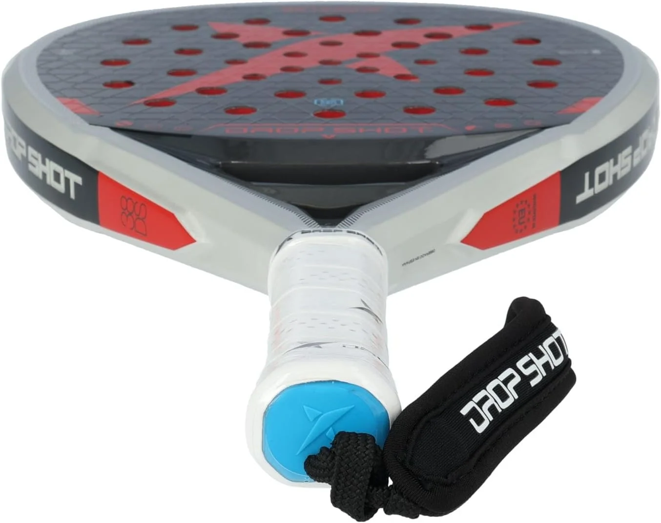 Raquete de Padel Drop Shot Conqueror Attack 2.0 Carbono 24K Twill Eva Pro High Density Formato Lágrima - Imagem 8