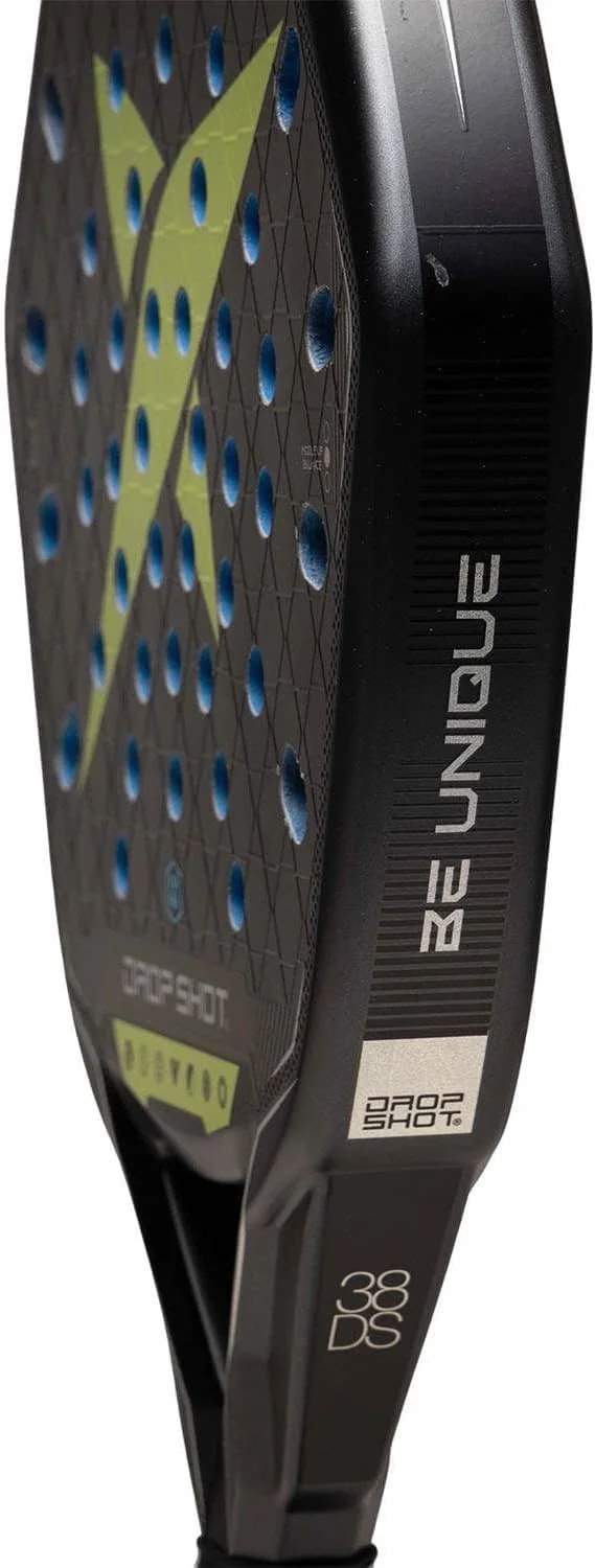 Raquete de Padel Drop Shot Cyber Attack 2026 Carbono 24K Twill Textreme Eva Pro High Density Formato Lágrima - Imagem 7