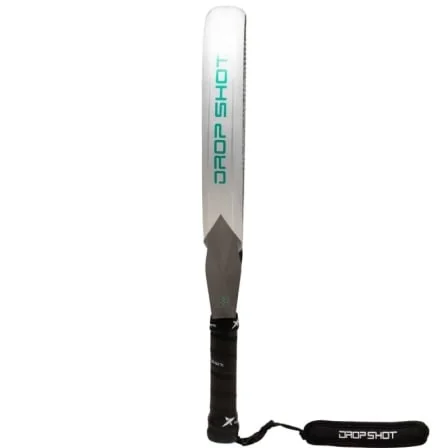 Raquete de Padel Drop Shot Explorer 9.0 2026 Formato Lágrima Carbono EVA Pro Preta e Branca - Imagem 4