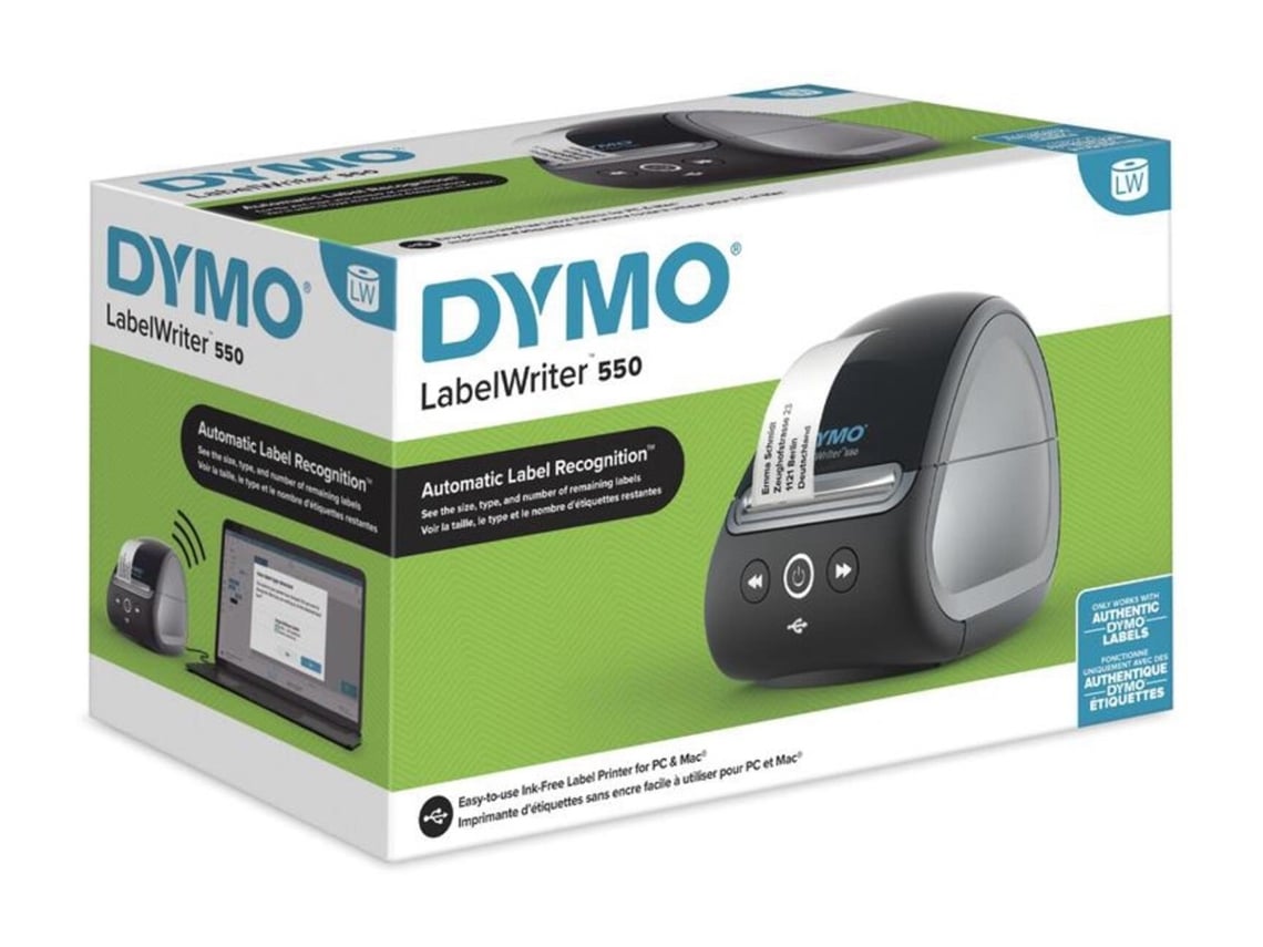 Impressora de Etiquetas Dymo LabelWriter 550/ Térmica/ USB/ Preta - Imagem 9