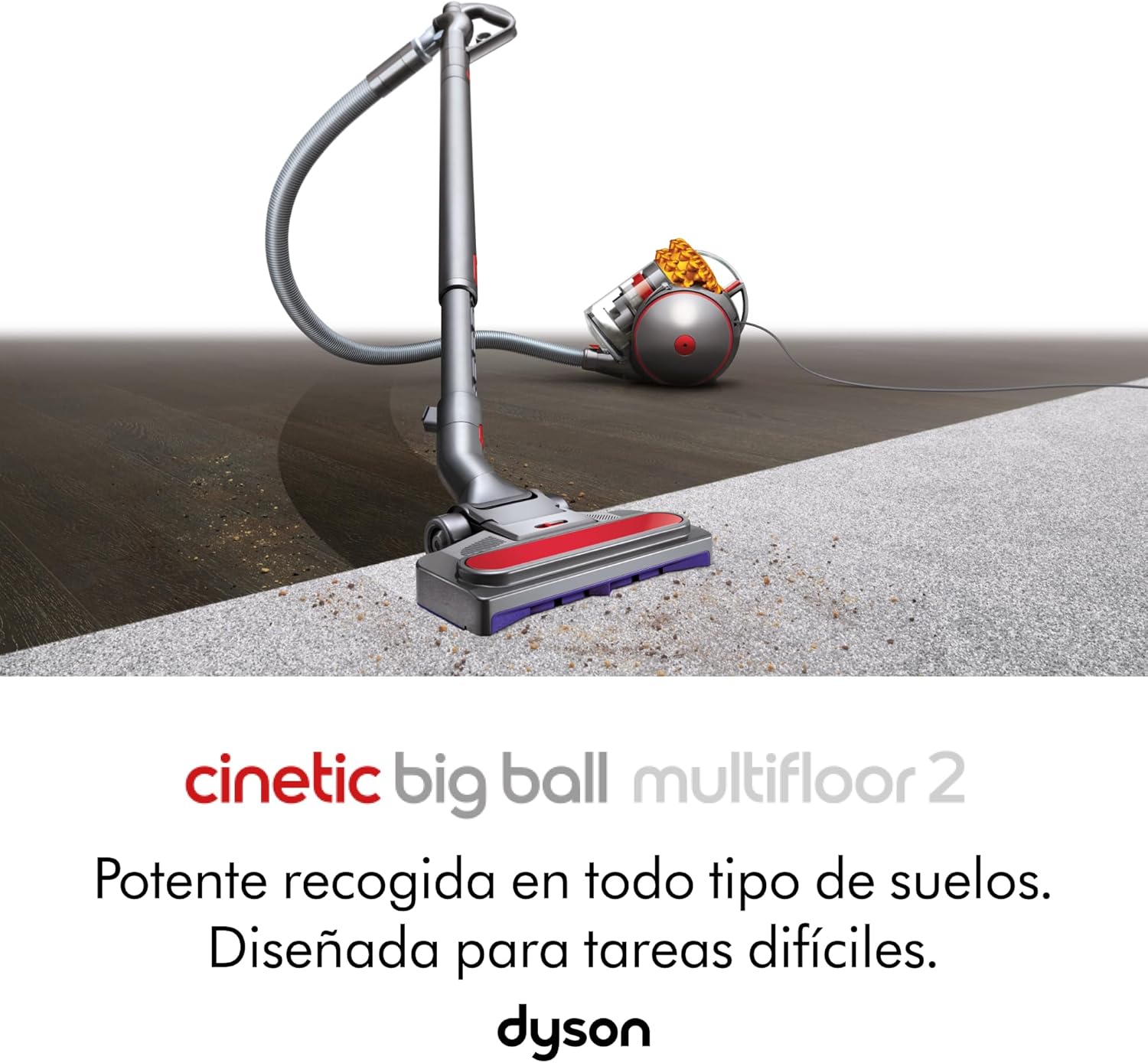 Aspirador de Trenó Dyson Cinetic Big Ball Multi Floor 2 250W Sem Saco Tecnologia Ball - Imagem 2
