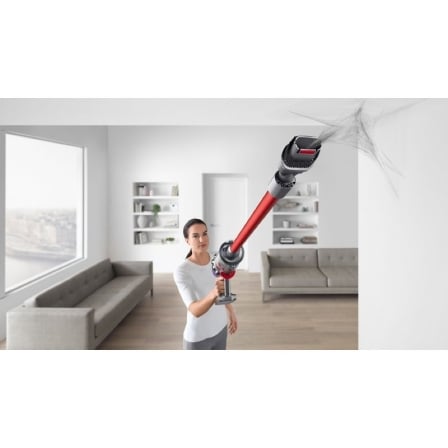 Aspirador Vertical Dyson V11 Fluffy 185W Autonomia 60 Min Depósito 0.76L Níquel e Vermelho - Imagem 3