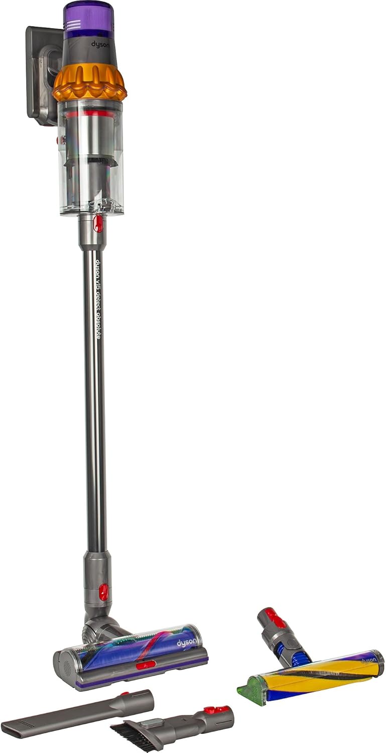 Aspirador Vertical Sem Fios Dyson V15 Detect Absolute 230W Autonomia 60 Min Depósito 0.76L HEPA