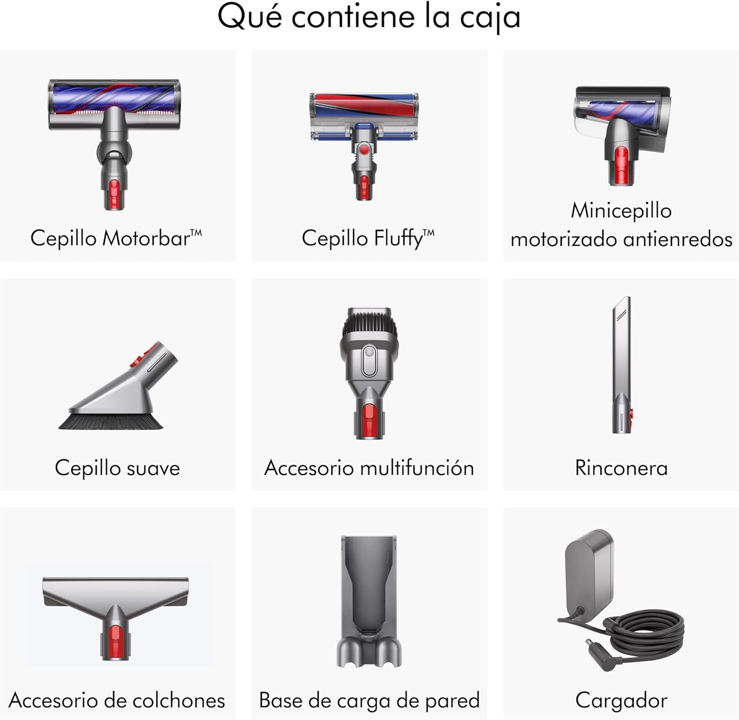 Aspirador Vertical Dyson V8 Absolute 115W Autonomia 40 Minutos Prateado/Amarelo - Imagem 4