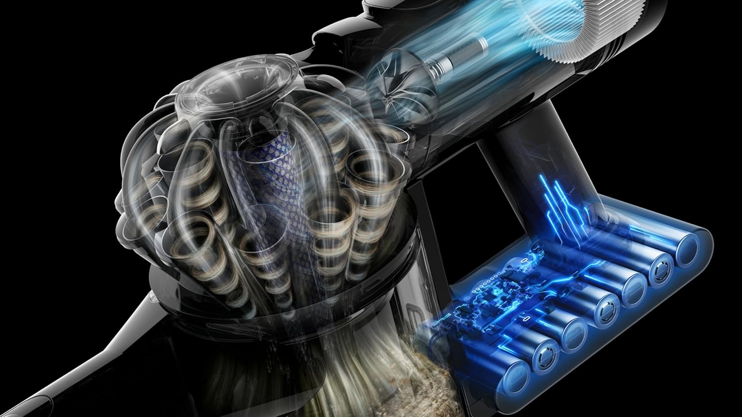 Aspirador Vertical sem Fios Dyson V8 Cyclone 150W Autonomia 60 Min Escova Motorbar - Imagem 5