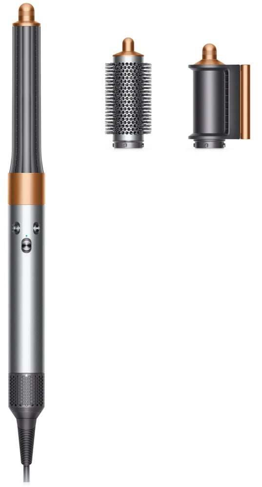 Modelador e Secador de Cabelo Dyson Airwrap Long Origin 1300W Iões Negativos Níquel e Cobre