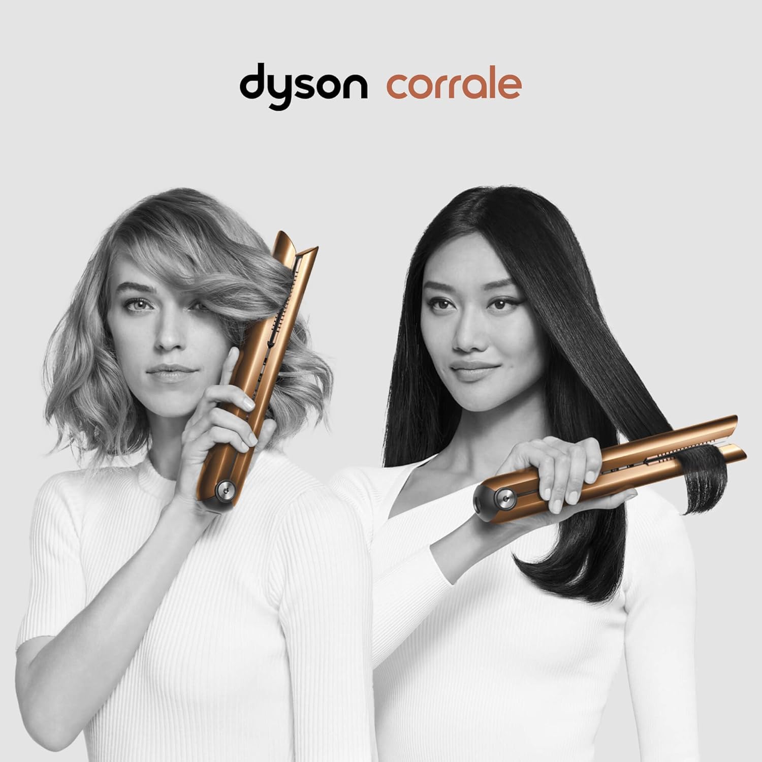 Alisador de Cabelo Dyson Corrale Placas Flexíveis Sem Fios 3 Níveis de Calor Cobre - Imagem 2