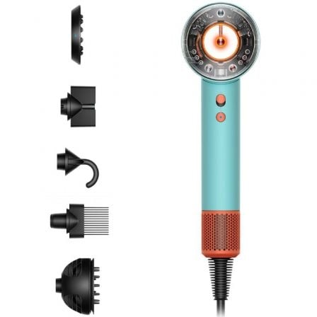 Secador de Cabelo Dyson Supersonic Nural 1600W Iónico com Sensor Scalp Protect e Tecnologia ToF Azul