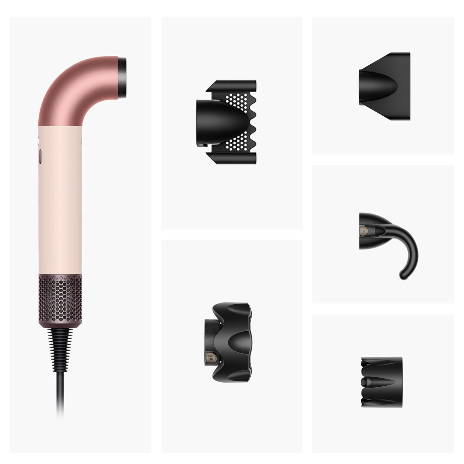 Secador de Cabelo Dyson Supersonic R 1700W Motor Hyperdymium Tecnologia Iónica e Nano Rosa - Imagem 5
