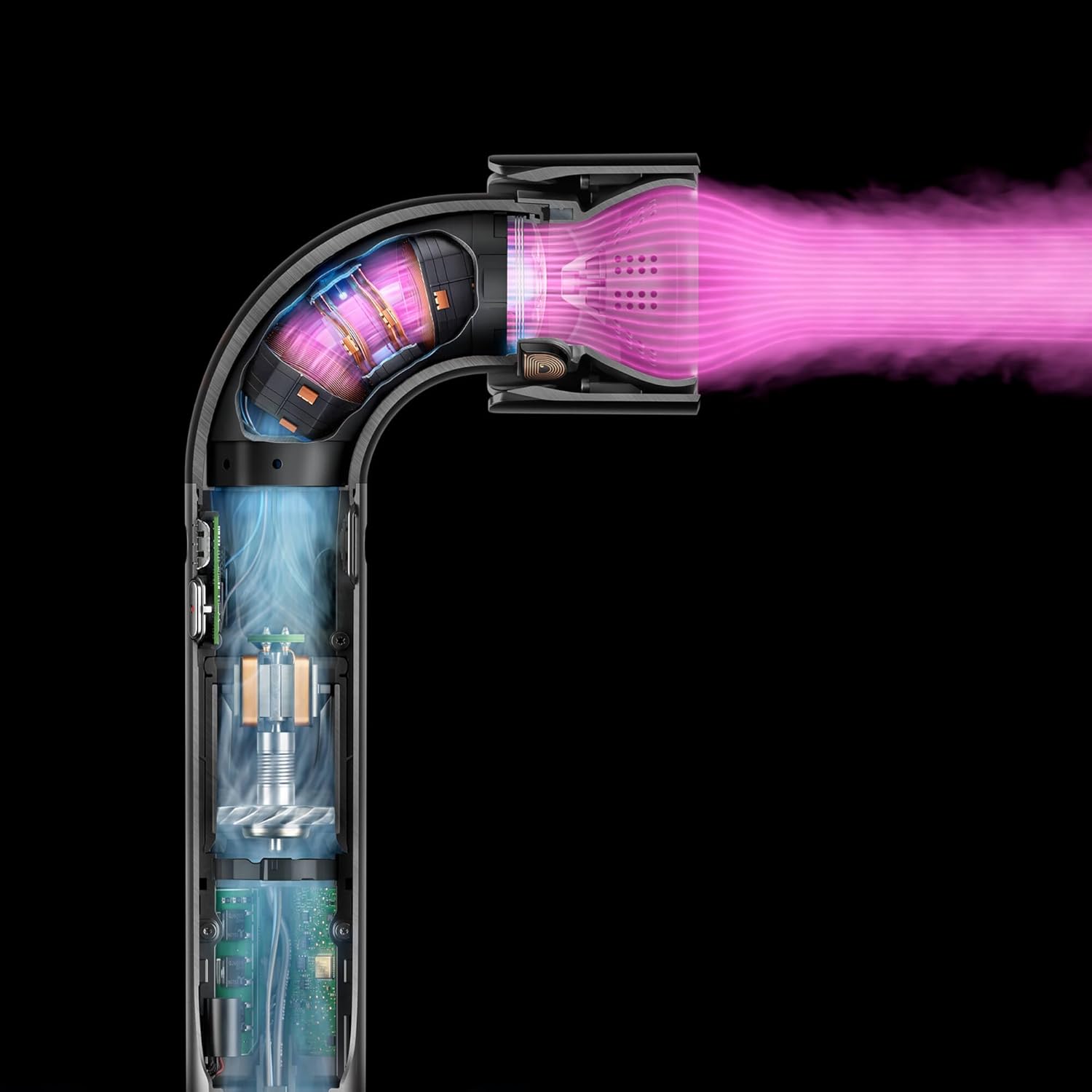 Secador de Cabelo Dyson Supersonic R 1700W Motor Hyperdymium Tecnologia Iónica e Nano Rosa - Imagem 3