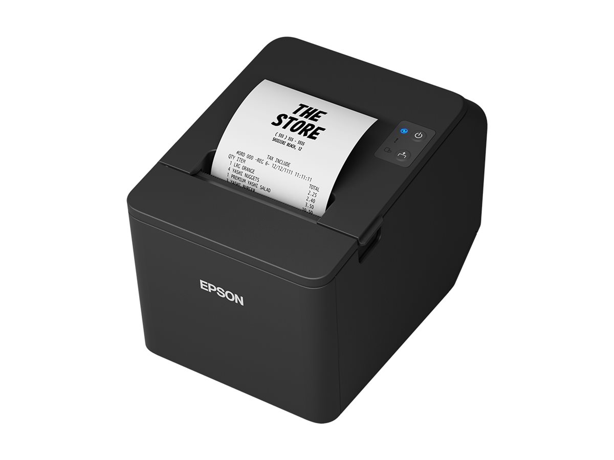 Impressora de Talões Epson TM-T20IVEN/ Térmica/ Largura do Papel 80mm/ USB-RS232-Ethernet/ Preta - Imagem 6