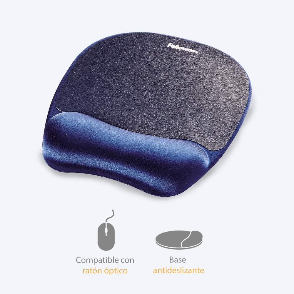Tapete Ergonómico Fellowes 9172801/ 20 x 196 x 230mm/ Azul - Imagem 3