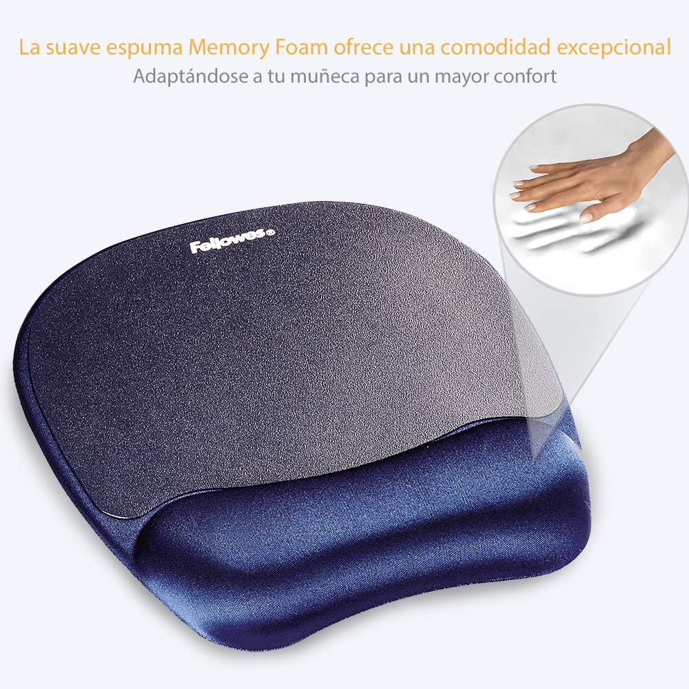 Tapete Ergonómico Fellowes 9172801/ 20 x 196 x 230mm/ Azul - Imagem 5