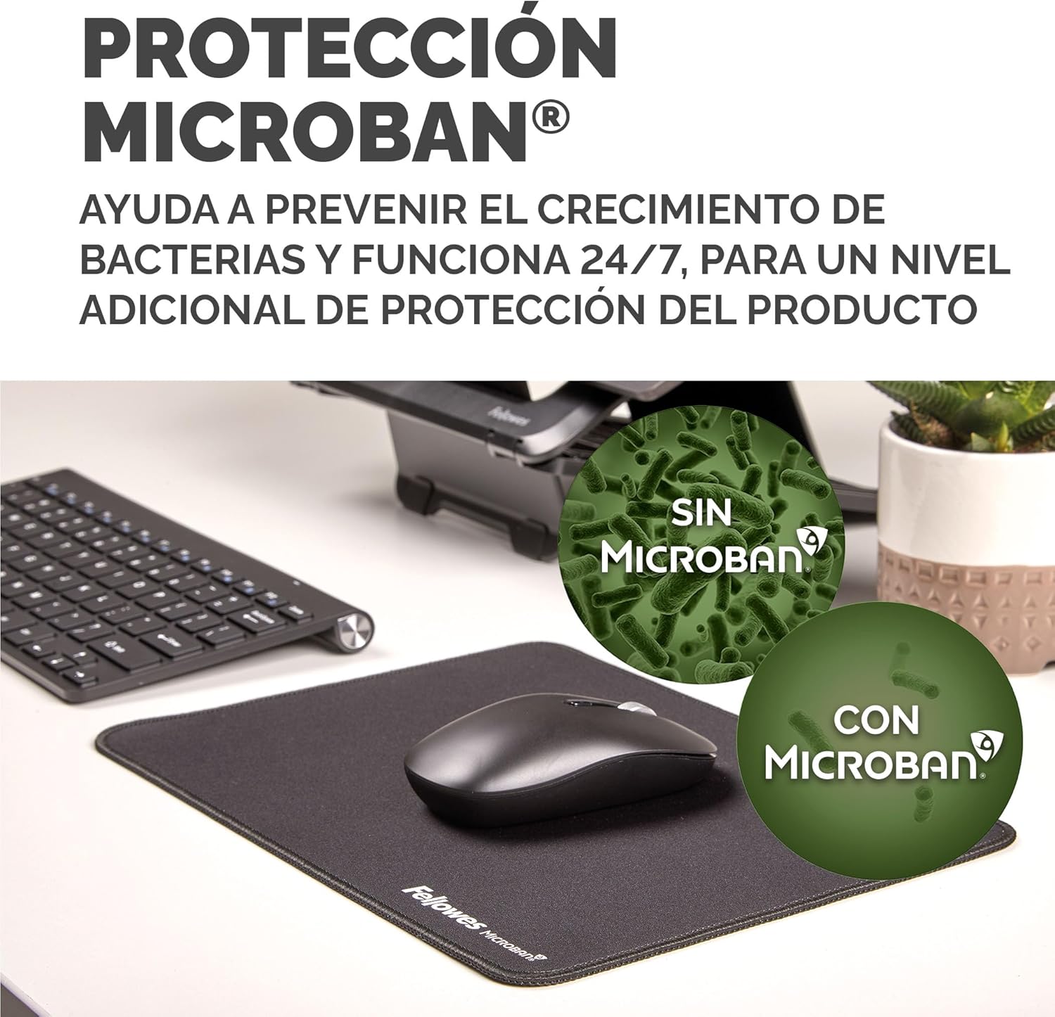 Alfombra de Rato Fellowes Breyta XL/ 2.5 x 280 x 210mm - Imagem 4