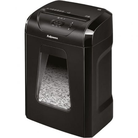 Trituradora Fellowes 12C/ Corte em Partículas de 4 x 40mm/ Preto