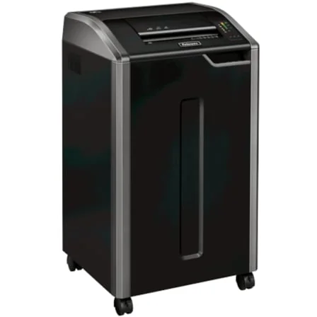 Destruidora de Papel Fellowes 425i Corte em Tiras 5.8mm 40 Folhas Cesto 114L Nível P-2 Preto