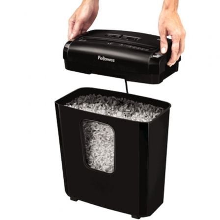 Destruidora Fellowes 6M/ Minicorte de 4 x 12mm/ Preta - Imagem 4