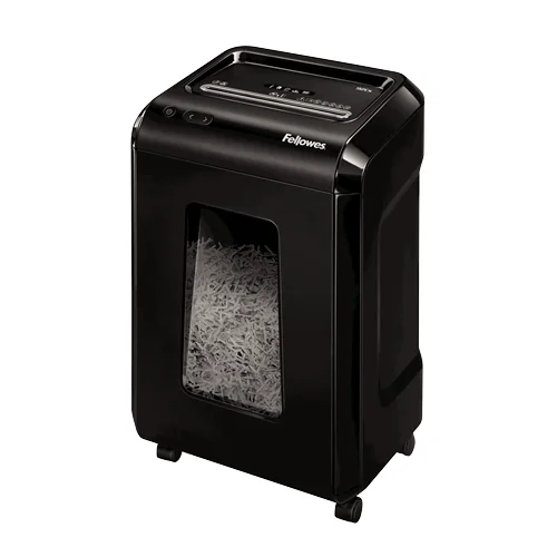 Destruidora de Papel Fellowes 92CS Corte em Partículas 4x38mm 18 Folhas Nível P-4 Cesto 25L Preto