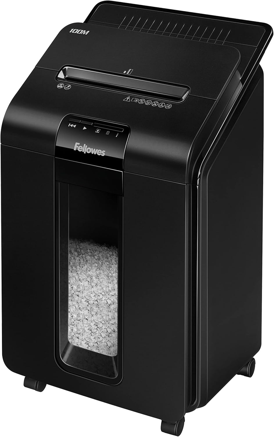 Trituradora Fellowes AutoMax 100M/ Microcorte de 4 x 10 mm/ Preto