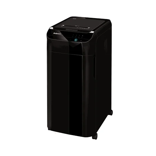 Destruidora de Papel Fellowes AutoMax 450C Partículas 4x38mm P-4 450 Folhas Cesto 68L Preto