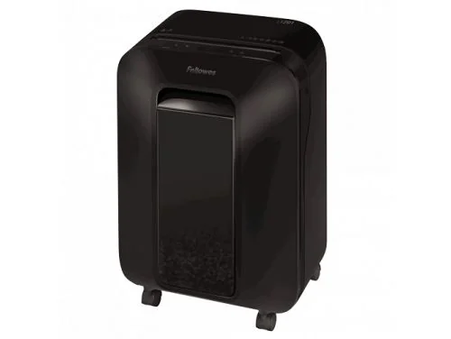 Destruidora de Papel Fellowes LX201 Microcorte 2x12mm P-5 12 Folhas Ciclo 10 min Preta