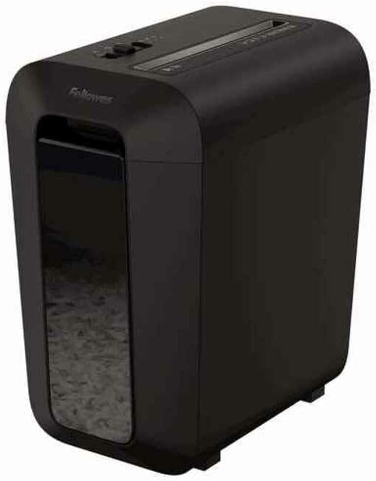 Destruidora Fellowes LX65/ Corte em Partículas de 4 x 40mm/ Preta