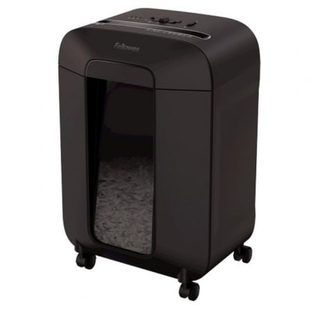 Destruidora Fellowes LX85/ Corte em Partículas de 4 x 40mm/ Preta