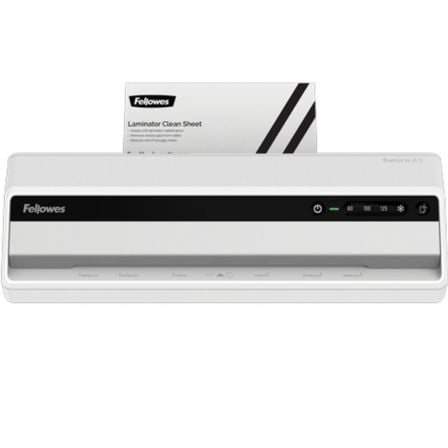 Plastificadora Fellowes Saturn 3I A3/ até A3 e 125 Mícrons/ Cinzento e Preto - Imagem 3