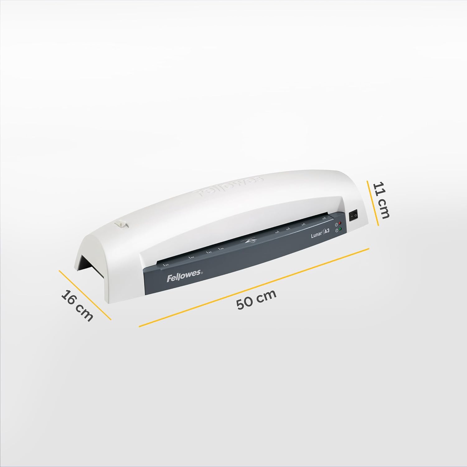Plastificadora Fellowes Lunar A3 5716701/ até A3 e 80-125 Mícrons/ Branca e Preta - Imagem 3