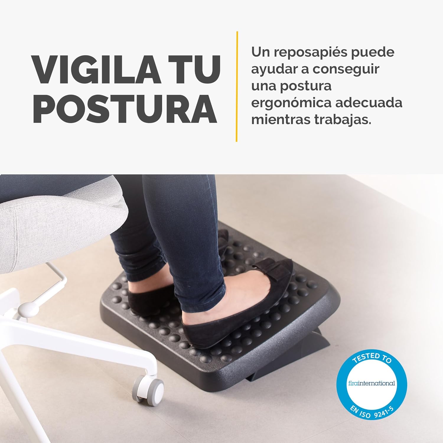 Apoio Ergonómico para Pés Fellowes 48121-70/ 9.52 x 44.76 x 33.33cm - Imagem 3