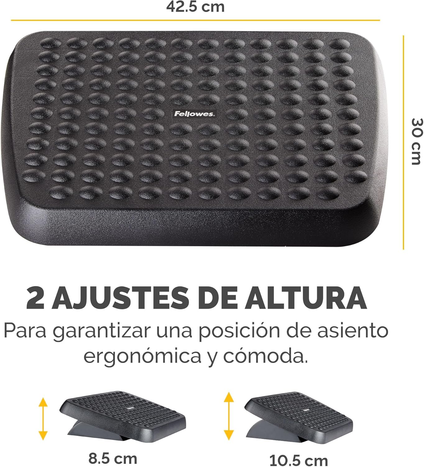 Apoio Ergonómico para Pés Fellowes 48121-70/ 9.52 x 44.76 x 33.33cm - Imagem 4