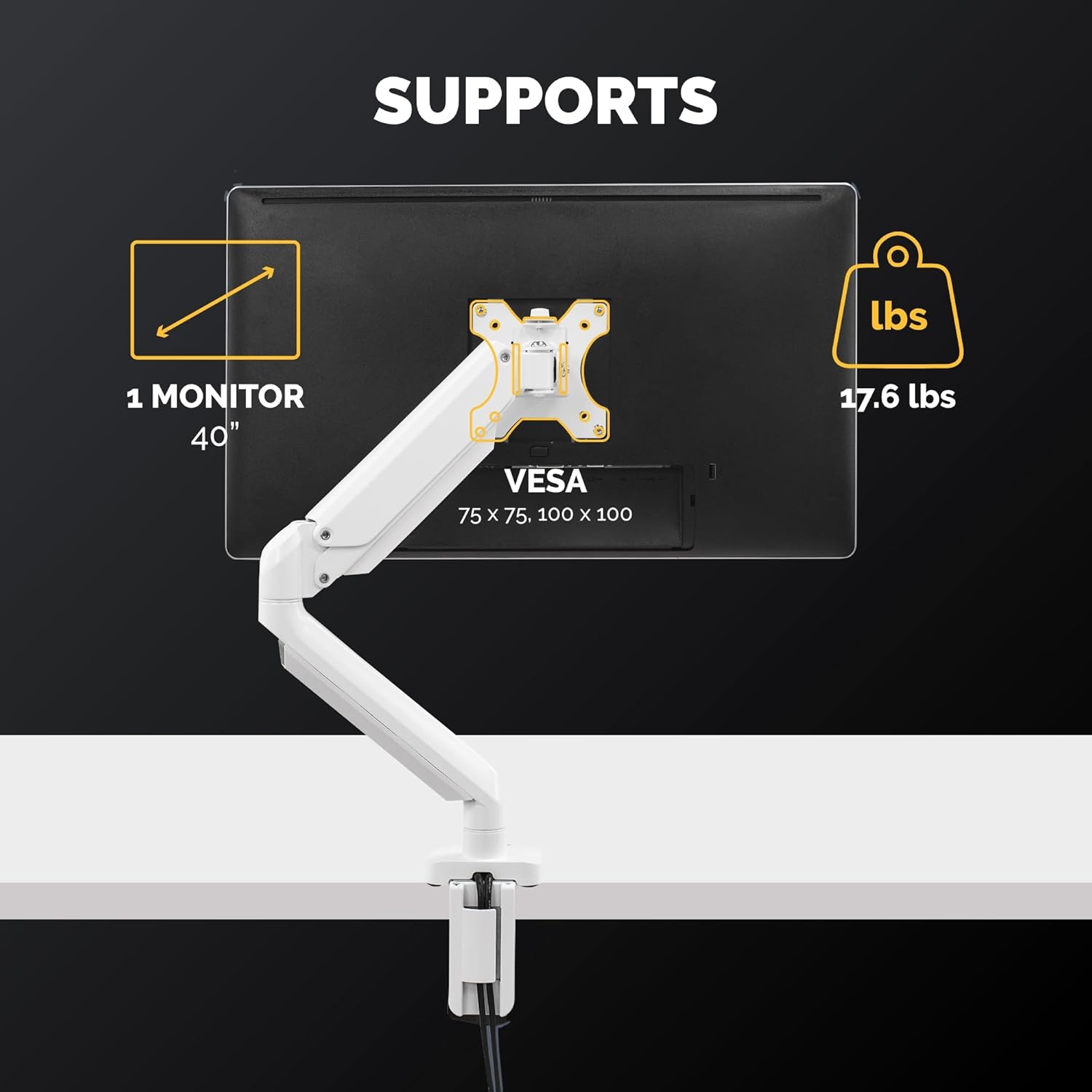 Apoio de Mesa para Monitor Fellowes 8056201/ até 8kg - Imagem 2